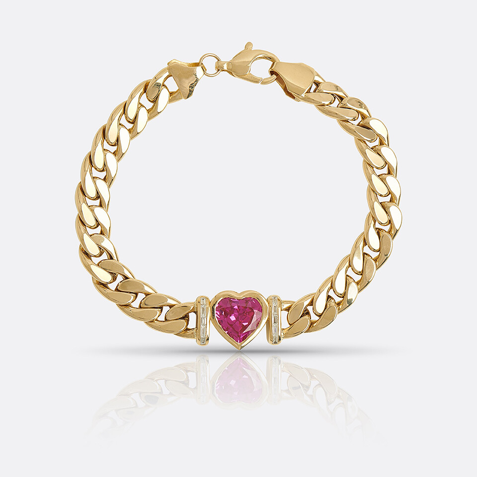 Aurora Heart Bracelet