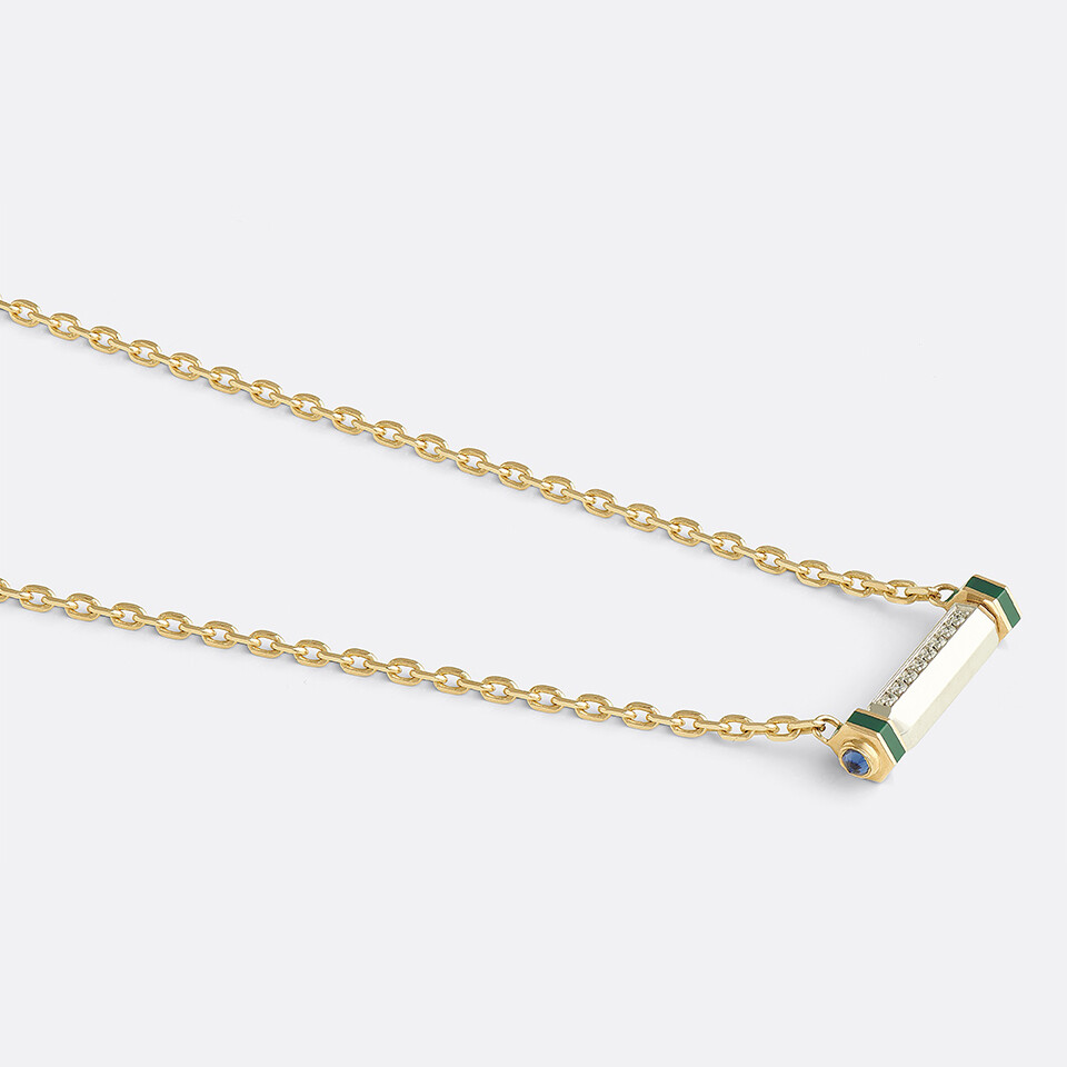Convergence Necklace Green