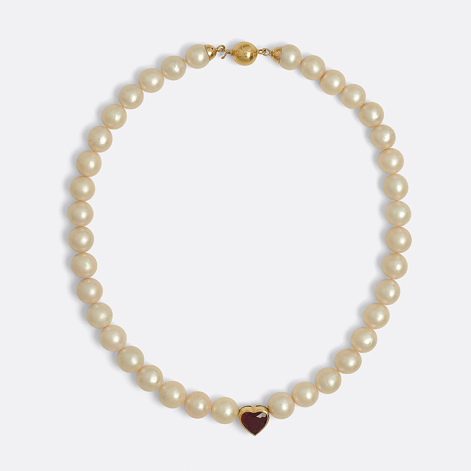 Heartbeat Pearl Necklace