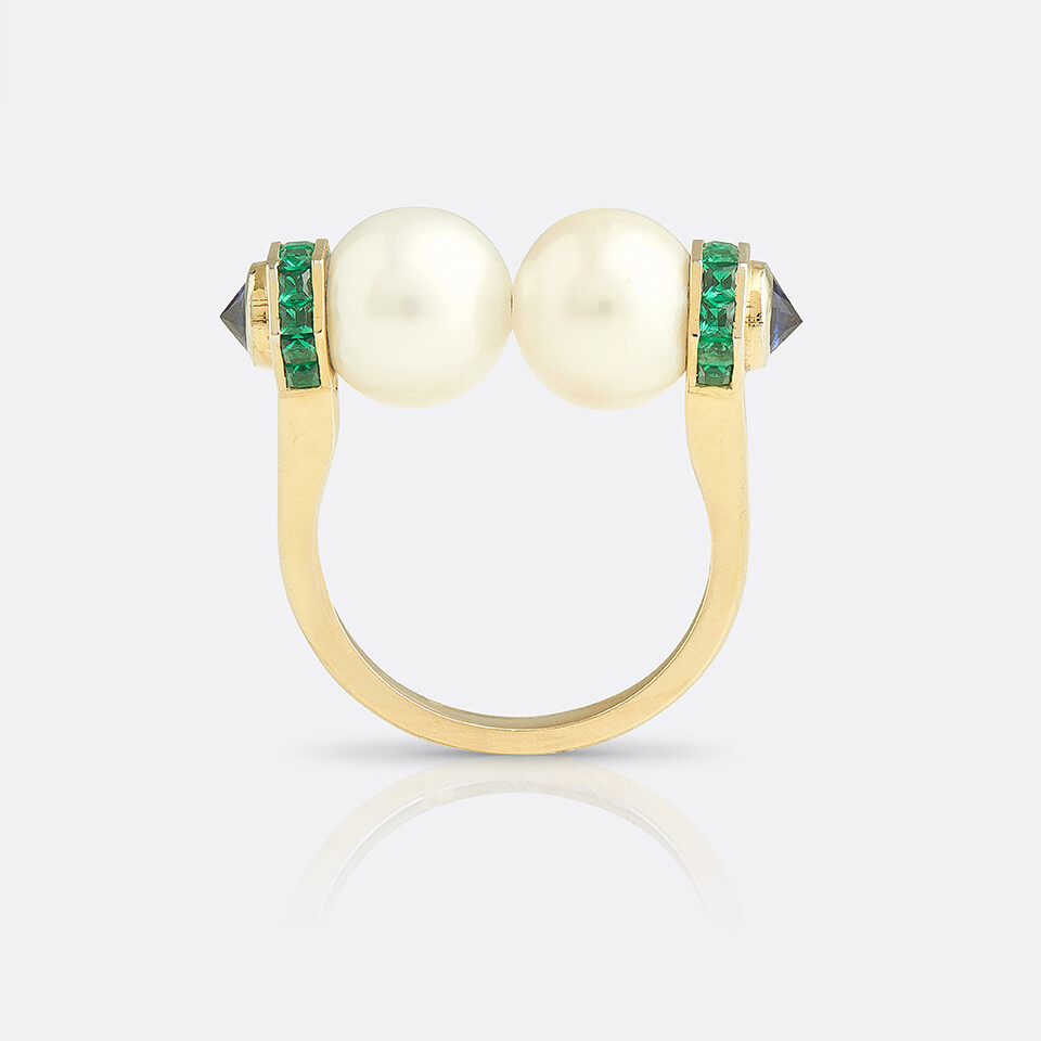 Pearl Arc Ring