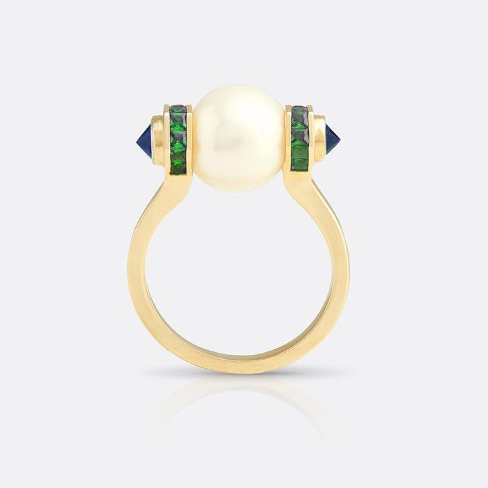 Pearl Orbit Ring