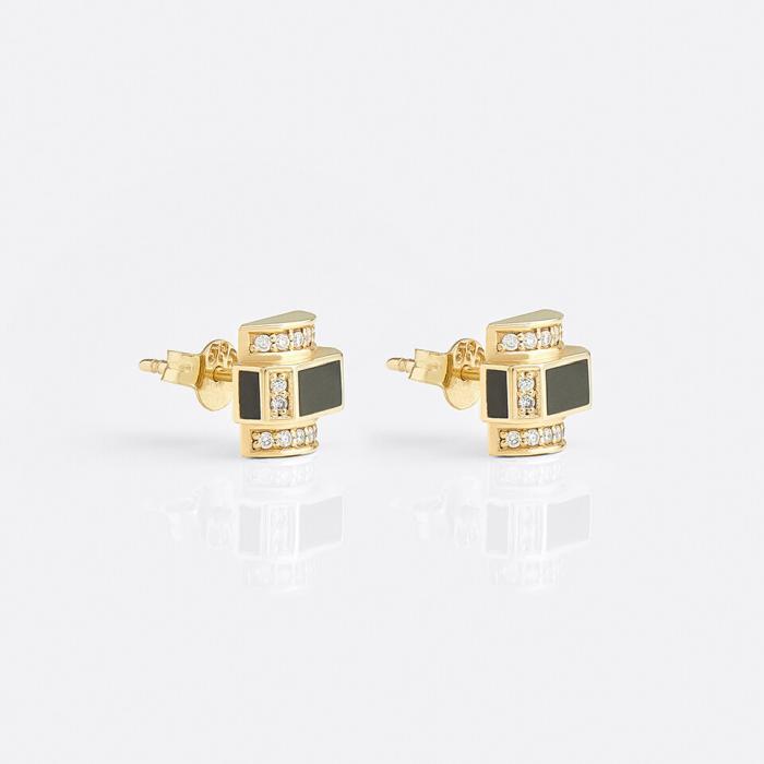 Cubic Fortune Earrings