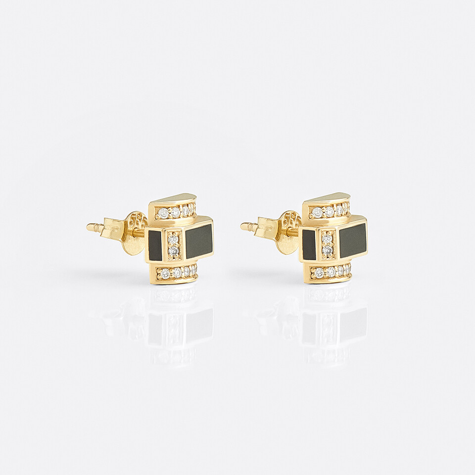 Cubic Fortune Earrings